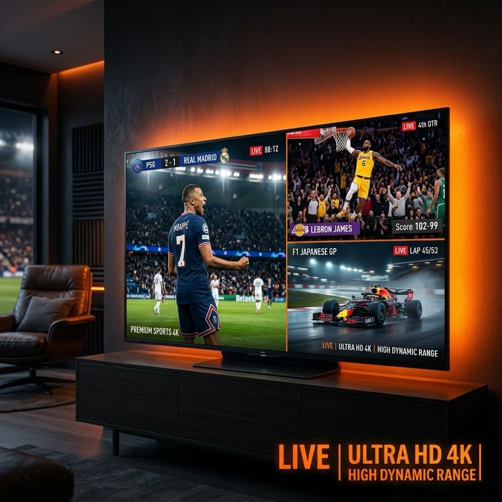 LemoTV Live Sports Action Stream in 4K